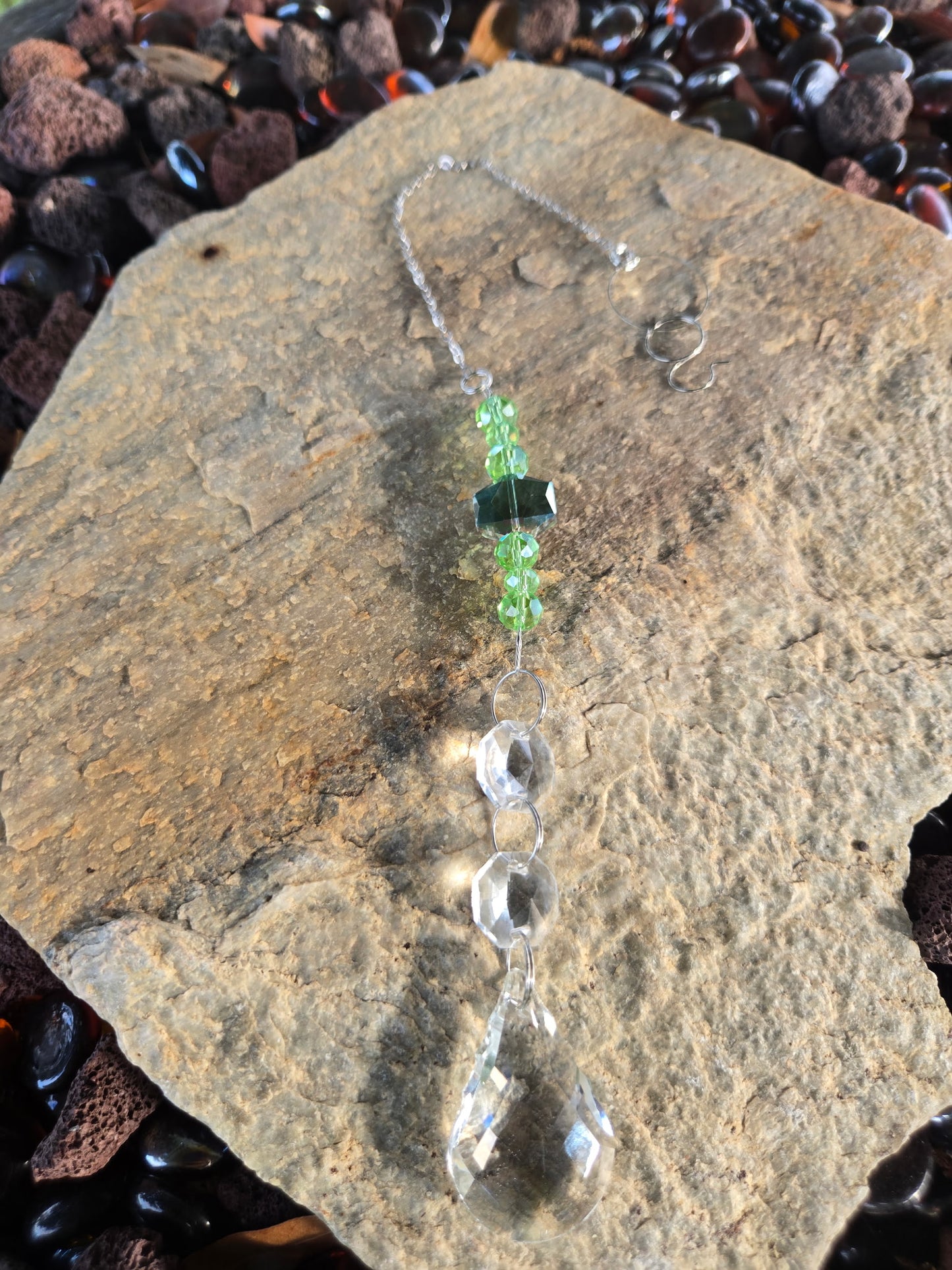 Glass Crystal Suncatcher ✨ Handmade by Gabechi Creations