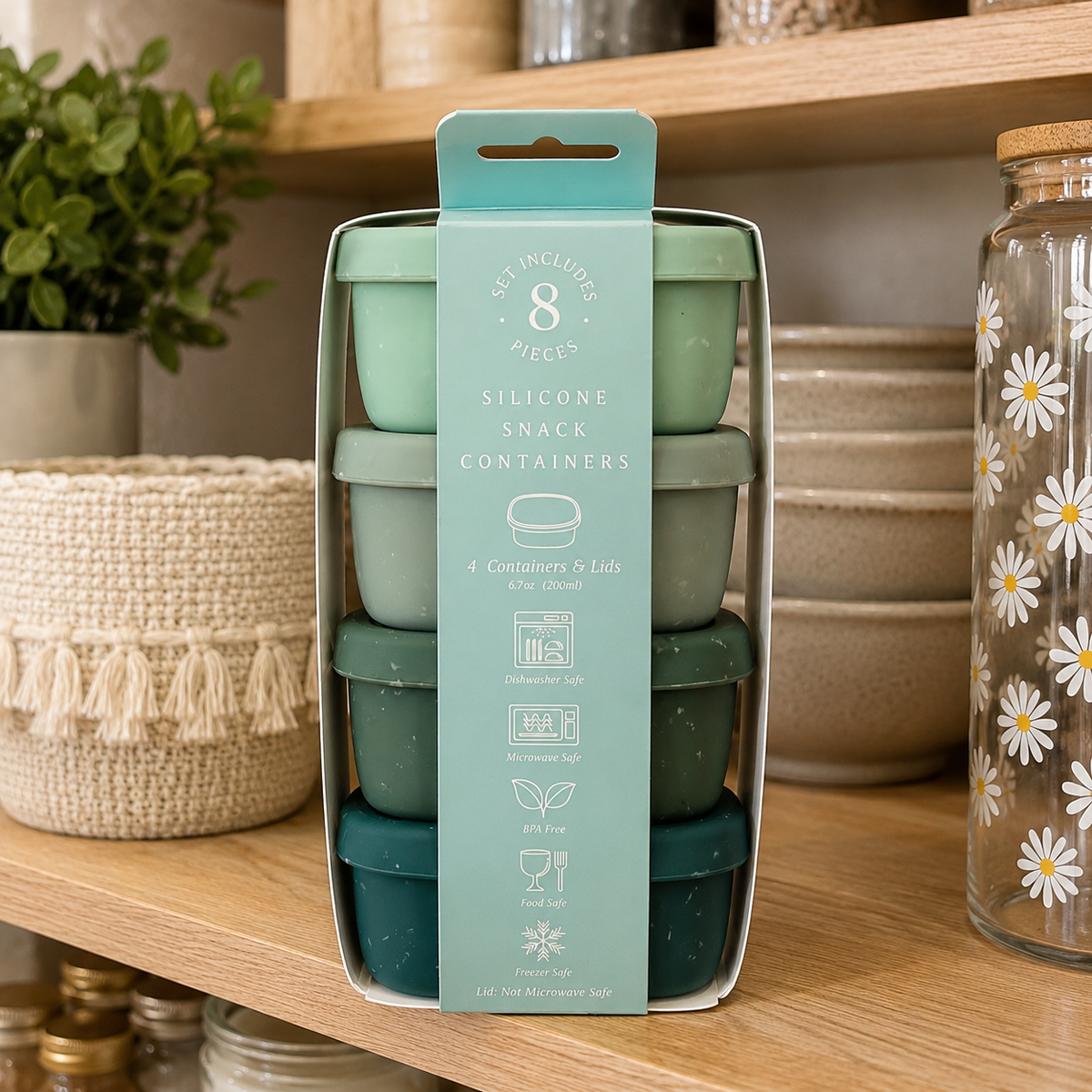 Silicone Snack Containers - Medium