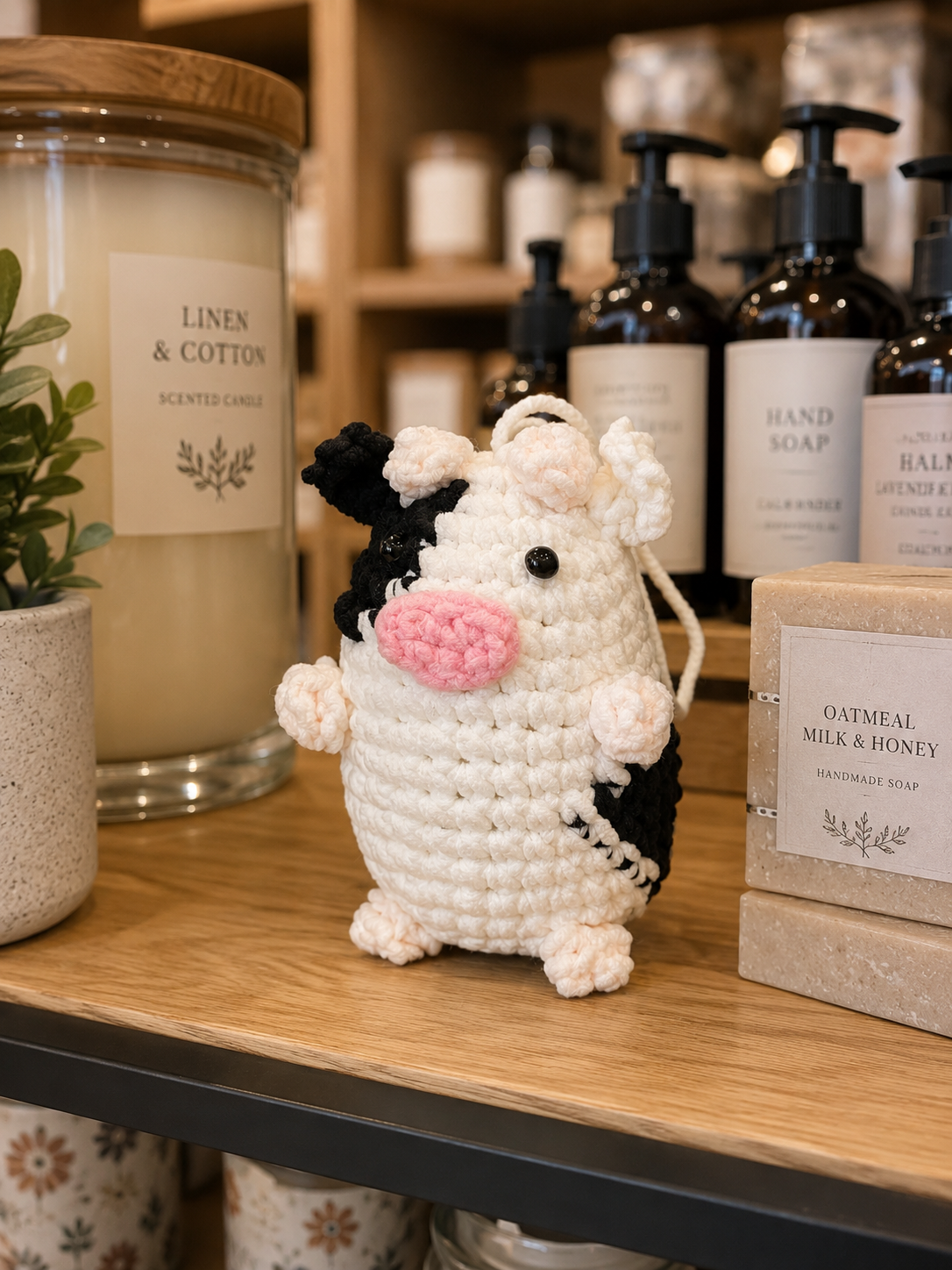 Crocheted Cow
