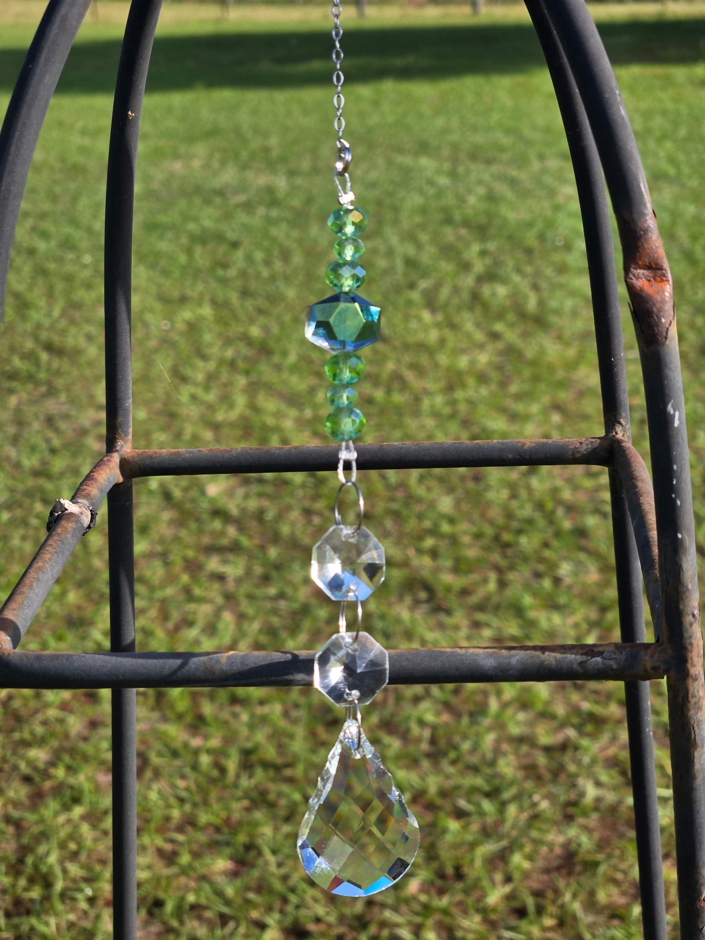 Glass Crystal Suncatcher ✨ Handmade by Gabechi Creations