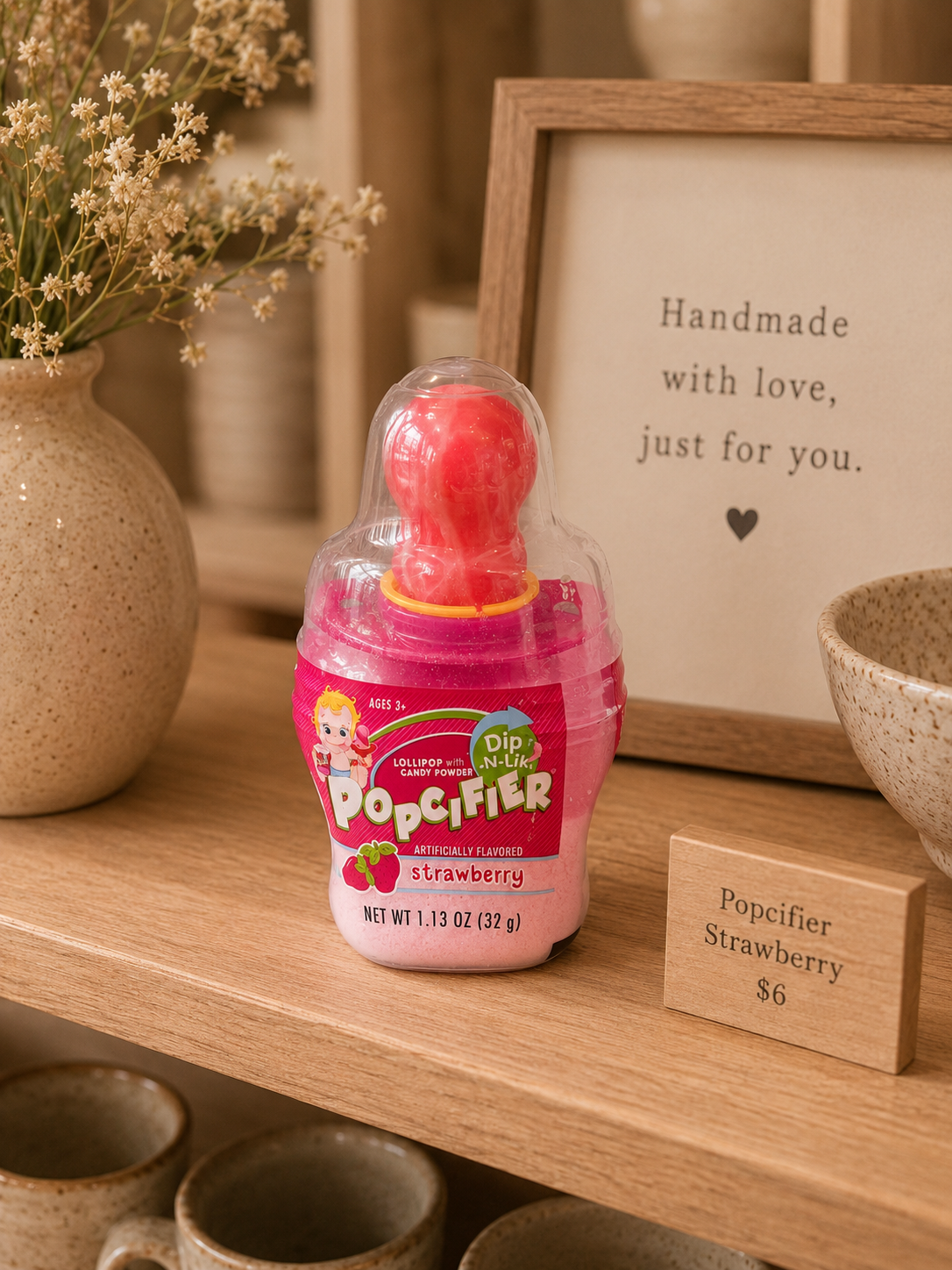 Red Candy Powder Pacifier