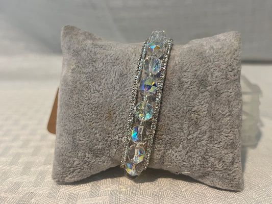 Sparkling Glass Beads Trio Bracelet - NEW