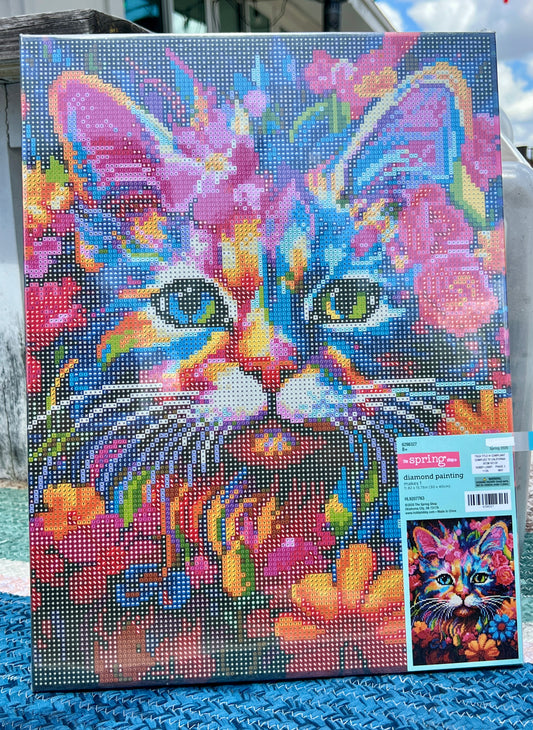 Cat Diamond Art (Large)