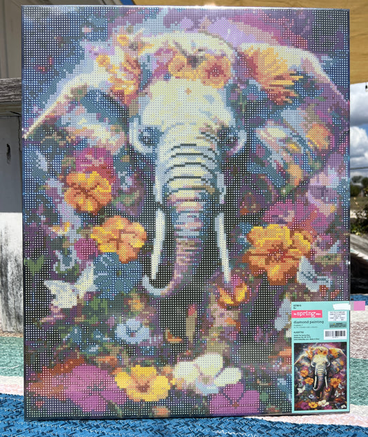 Elephant Diamond Art (X-Large)