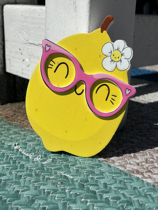 Lemon with Glasses