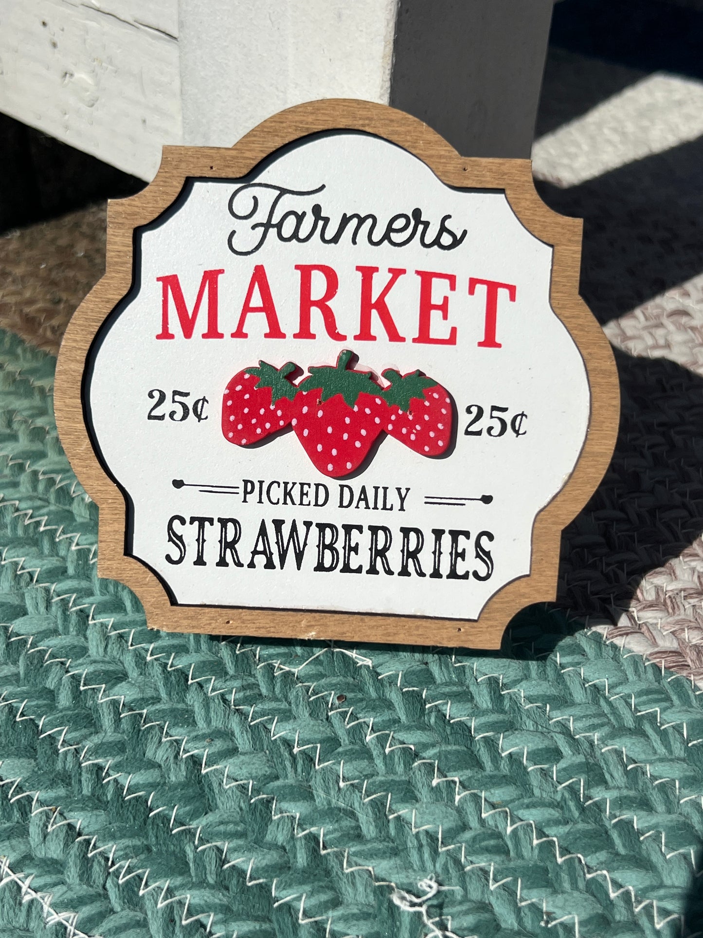 Farmers Market with Strawberries
