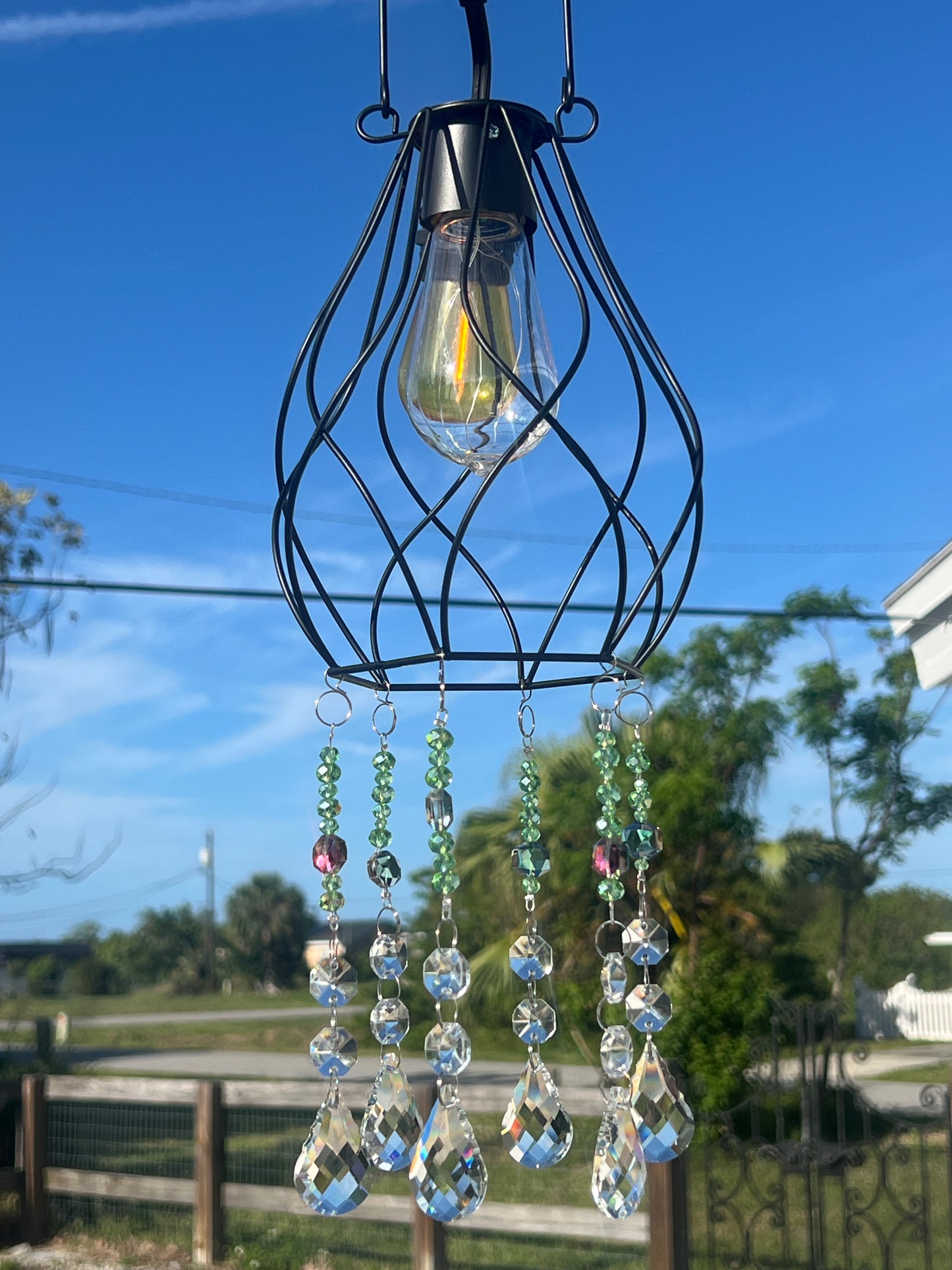 Custom Solar Suncatcher Lantern