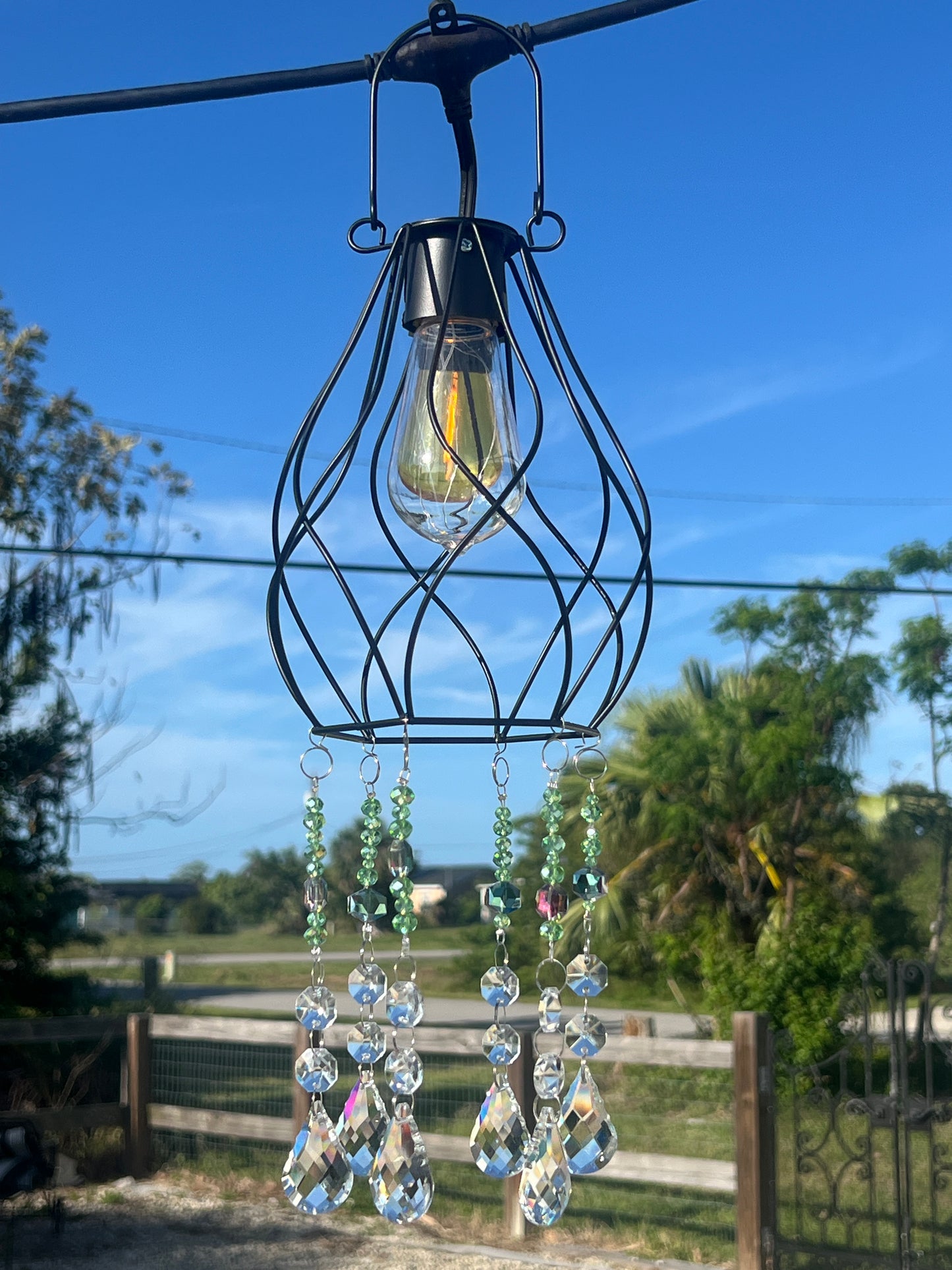Custom Solar Suncatcher Lantern