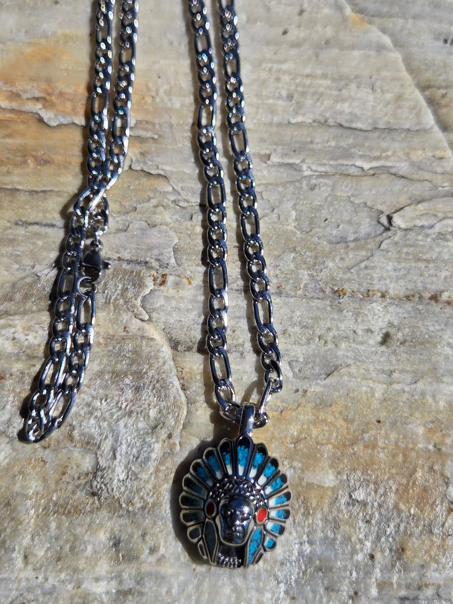 Genuine Chief Head Pendant - NEW