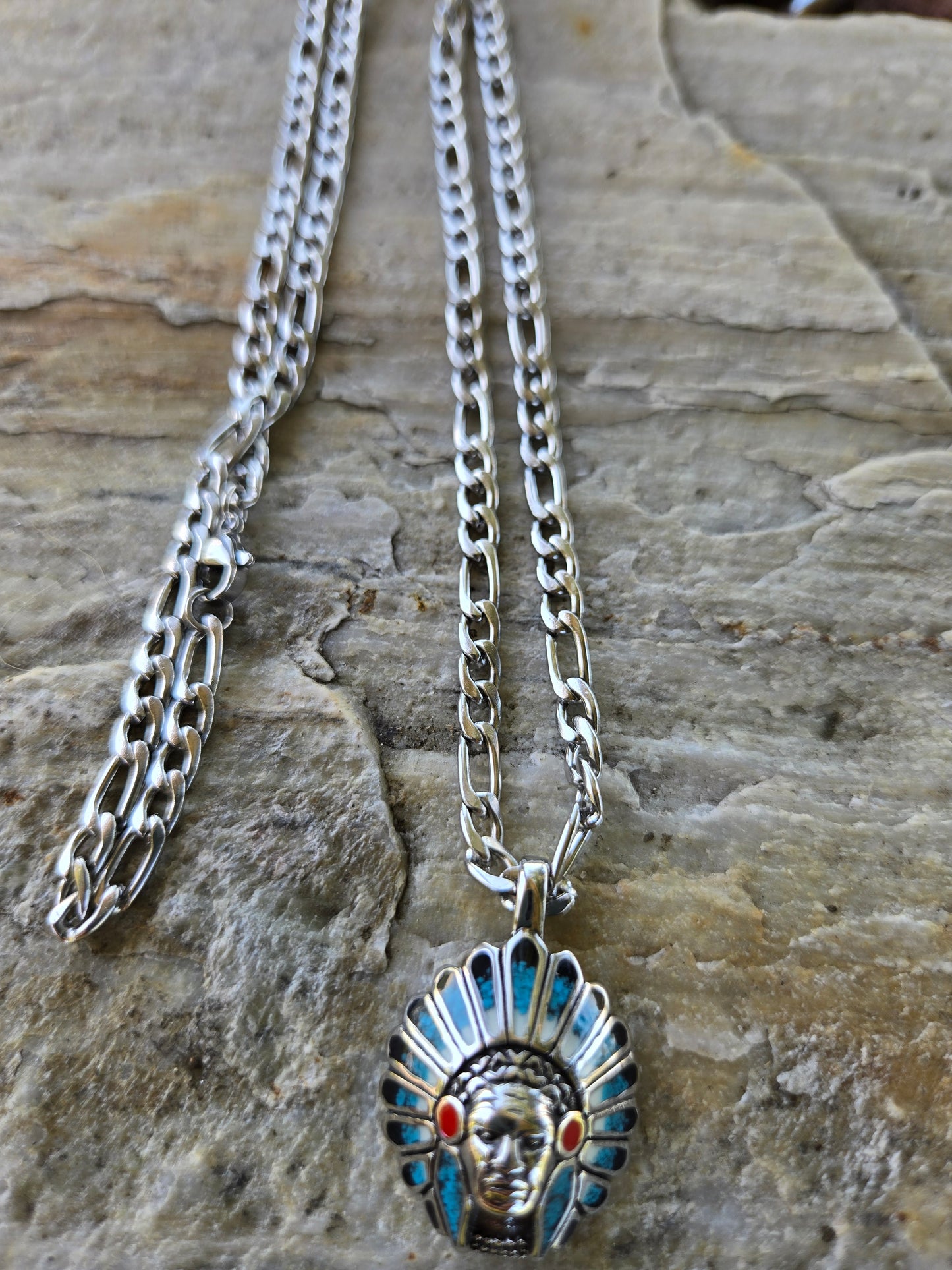 Genuine Chief Head Pendant - NEW